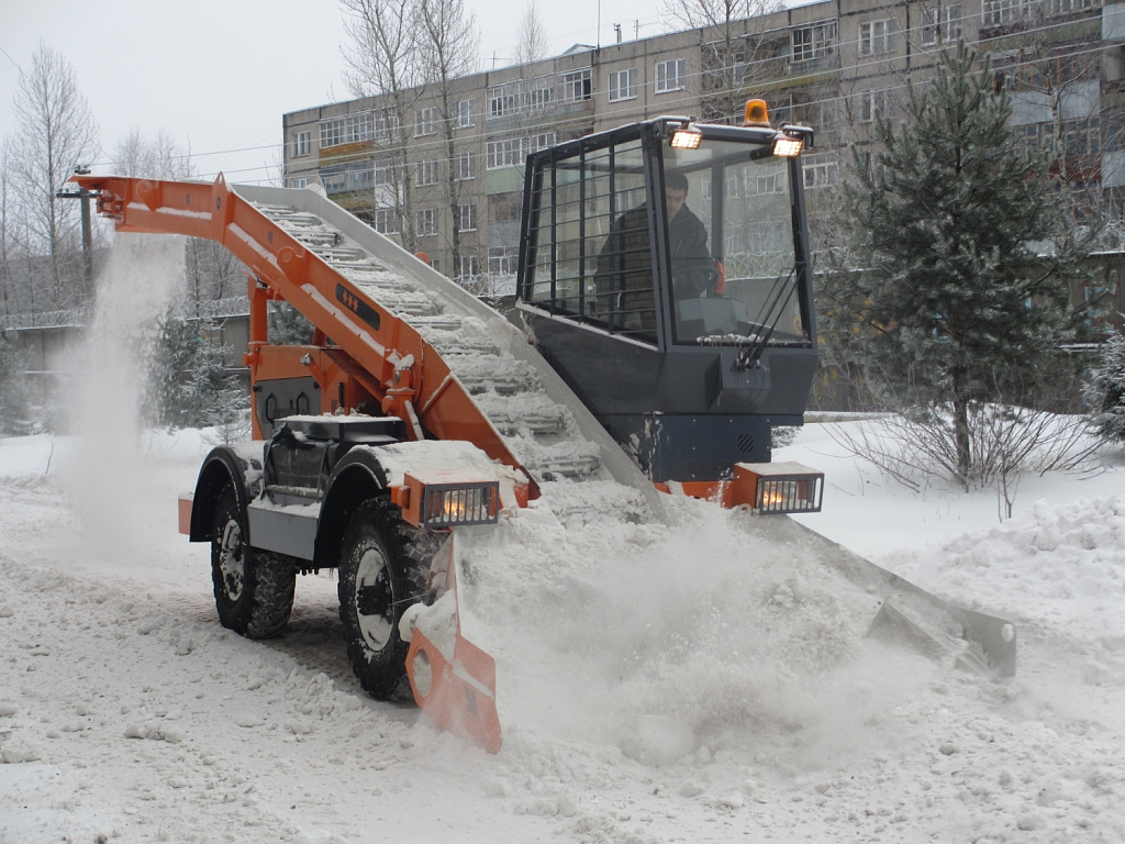 Обзор снегопогрузчика DM-09